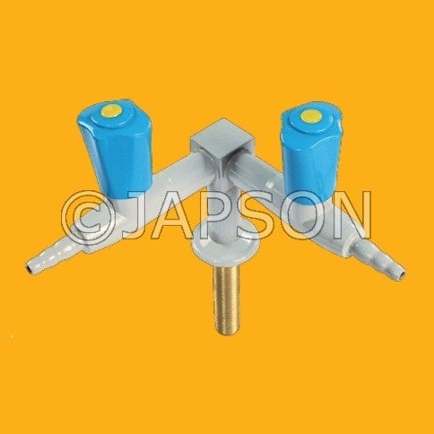 Gas Tap, Euro, 2 Way 90°, for Pharma & Lab Gas Tap, Euro, 2 Way 90°, for Pharma & Lab